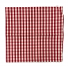 Housse e coussin vichy rouge "Florence