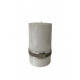 Bougie blanche 12,5 x 7 cm "Lene Bjerre"