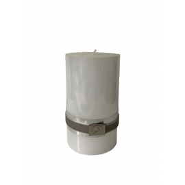 Bougie blanche 12,5 x 7 cm "Lene Bjerre"