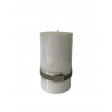 Bougie blanche 12,5 x 7 cm "Lene Bjerre"