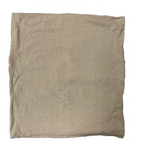 Housse de coussin en lin  50 x 50  cm - "Emprunte" - Charvet Editions