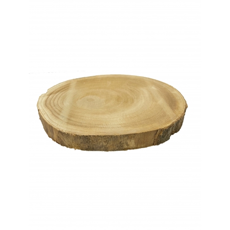 Rondelle en bois brut 35 x 4 cm