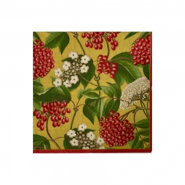Serviette dinner or berry chintz