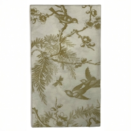Serviette en papier - "Toile de Mariage gold"