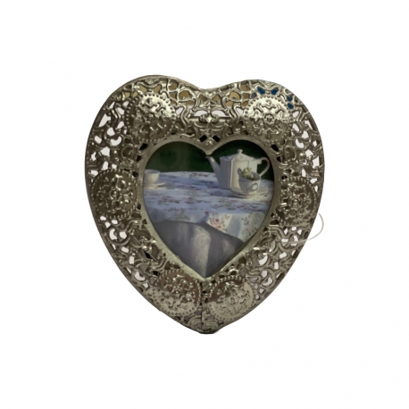 Cadre photo coeur 8 x 8 cm