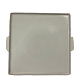 Plat de service carré 31cm - Notos - crème