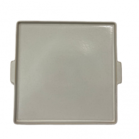 Plat de service carré 31cm - Notos - crème