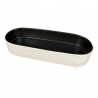 Plat oval 25 cm - Notos - noir
