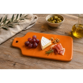 Planche à fromage orange