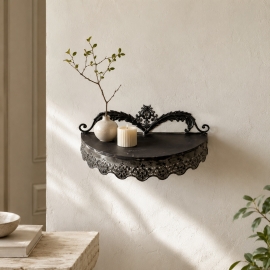 Etagère en métal 40 x 18 cm