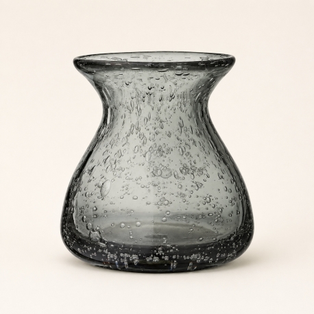 Petit vase Johanna en verre vert-gris Lene Bjerre de 11 cm