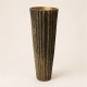 Grand vase Marianna en métal doré patiné – 42 cm