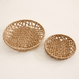 Set de 2 paniers décoratifs ronds Abiola – Lene Bjerre