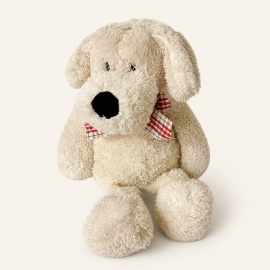 Peluche décorative « Petit chien » crème Flor Albi – 30 cm