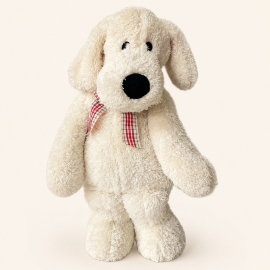 Peluche décorative « Chien » crème Flor Albi – 40 cm