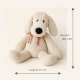 Dimensions du chien décoratif crème hauteur 40 cm largeur 15 cm