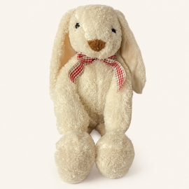 Peluche décorative « Lapin » crème – 40 cm