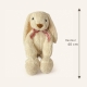 Peluche décorative "lapin" crème 40 cm
