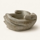 Coupelle vide-poche Flavia en forme de mains – 16 × 15 × 8,5 cm.