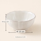 Bol Impressions blanc, diamètre 13 cm et hauteur 6,2 cm.