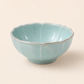 Bol déjeuner- 16cm - Impressions turquoise