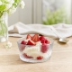  Coupelle Blossom La Rochère présentée avec un dessert aux fruits rouges
