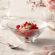 Mini-saladier Craquelé La Rochère utilisé pour servir un dessert aux fruits rouges.