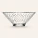 Mini-saladier « Fleur » La Rochère en verre transparent de 73 cl présenté seul sur fond clair.