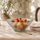 Le mini saladier Sphère pour présenter fruits et desserts — accessoires non inclus