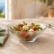 Une présentation lumineuse pour les petites salades — accessoires non inclus