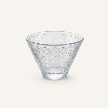 Verrine Craquelé 24 cl en verre transparent — La Rochère 