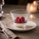 Verrine Craquelé 24 cl La Rochère présentée avec un dessert