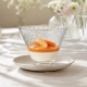Verrine Fleur La Rochère présentée avec un dessert