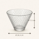 Dimensions de la verrine Fleur : Ø 10,3 cm et hauteur 7,1 cm