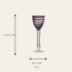 Dimensions du verre à liqueur Esther : H 15 cm, Ø 5 cm, 5 cl