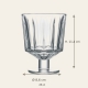 Dimensions du verre City : hauteur 11,4 cm, diamètre 8,6 cm, 26 cl