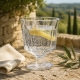 Verre City La Rochère sur une terrasse provençale