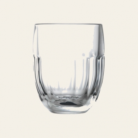 Gobelet Coteau 20 cl transparent en verre pressé — La Rochère
