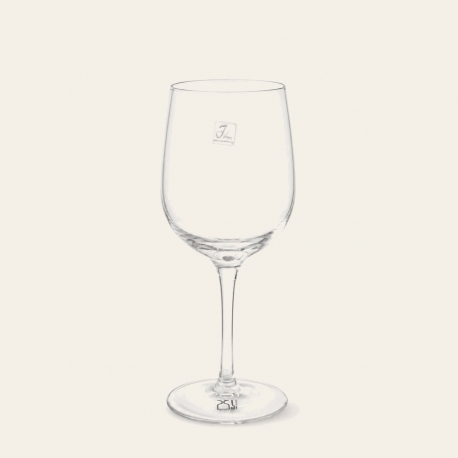Verre à vin rouge transparent 23 cm — J-Line
