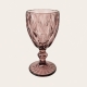 Verre à pied Diamond rose — vue du produit seul