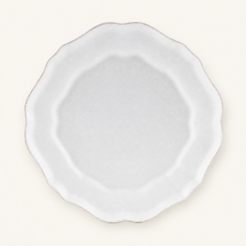 Assiette plate 29 cm "Impression" Blanche
