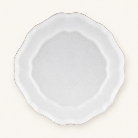 Assiette plate 29 cm "Impression" Blanche