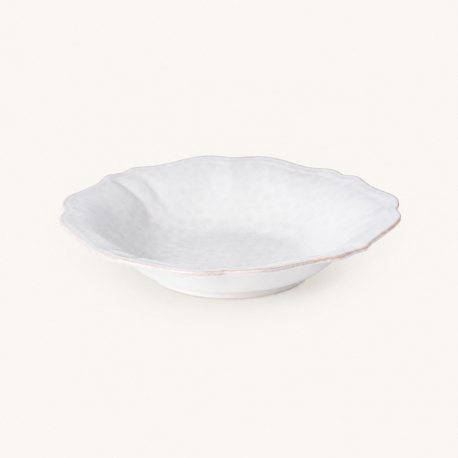 Assiette creuse Impressions blanche, diamètre 24,1 cm et contenance 52 cl.