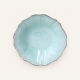 Assiette creuse Impressions turquoise, diamètre 24,1 cm et contenance 52 cl.