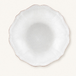 Assiette à pain Impressions blanche, diamètre 17,2 cm.