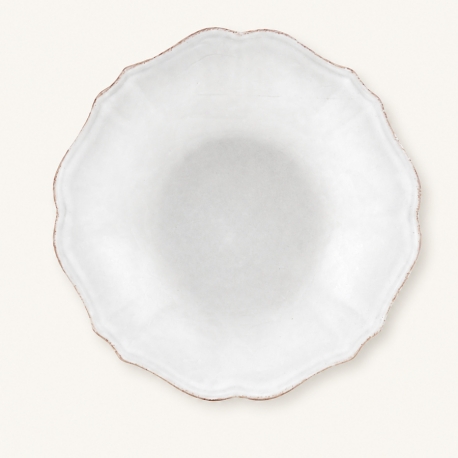 Assiette à pain Impressions blanche, diamètre 17,2 cm.
