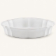 rand plat ovale Impressions blanc 35 cm Costa Nova – produit seul