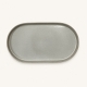 Plat ovale Nótos crème en grès fin Costa Nova, 36,5 x 20,5 cm.