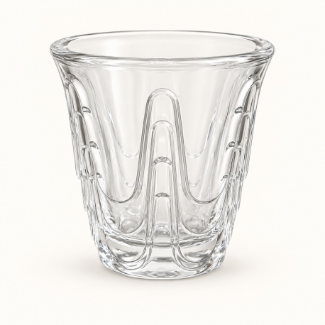 Tasse à café Aura en verre pressé transparent La Rochère