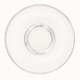 Tasse à café Aura en verre pressé transparent La Rochère
